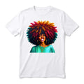 Bold Afro Queen Graphic T-Shirt